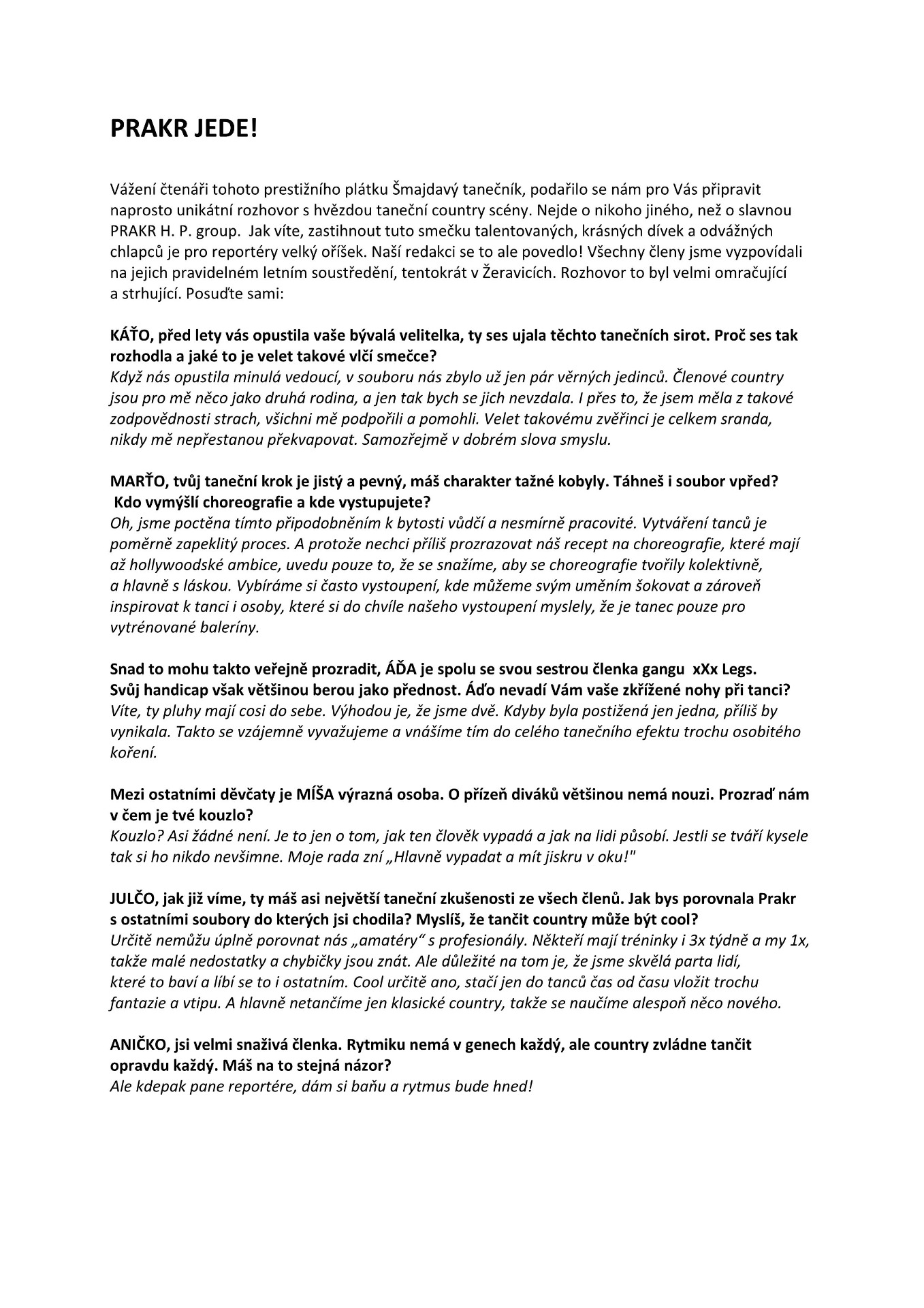 Článek ve zpravodaji / 2017